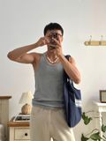 NOOBITA - Áo thun tanktop vải thun gân 7960