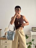 NOOBITA - Áo thun tanktop vải thun gân 7960