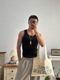 NOOBITA - Áo thun tanktop vải thun gân 7960