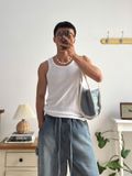 NOOBITA - Áo thun tanktop vải thun gân 7960