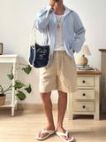 NOOBITA - Quần shorts lung chun vải dù 8357