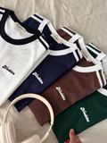 NOOBITA - Áo thun raglan tay kẻ sọc 8359