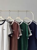 NOOBITA - Áo thun raglan tay kẻ sọc 8359