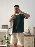 NOOBITA - Áo thun raglan tay kẻ sọc 8359