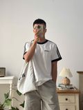 NOOBITA - Áo thun raglan tay kẻ sọc 8359