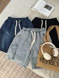 NOOBITA - Quần shorts jeans túi hộp 8363