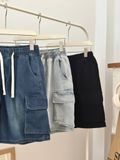 NOOBITA - Quần shorts jeans túi hộp 8363