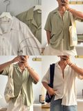 NOOBITA - So mi tay ngắn vải linen mềm mịn 8356