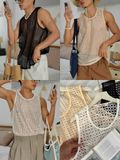 NOOBITA - Áo tanktop lưới 8365