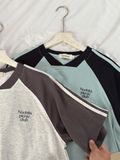 NOOBITA - Áo thun tay raglan phối màu 8369