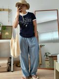 NOOBITA - Áo thun tay ngắn in PARADISE 8371