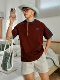 NOOBITA - Áo thun tay ngắn 3 sọc tay 8372