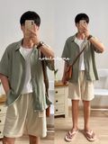 NOBITA HOME - Sơ mi tay ngắn cổ pijama 7760