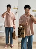 NOBITA HOME - Sơ mi tay ngắn cổ pijama 7760