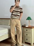 NOOBITA - Áo len dệt kim kẻ sọc 8203