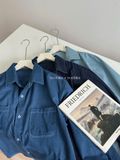 NOOBITA - Sơ mi denim tay dài form rộng 8198