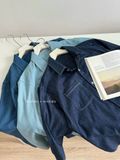 NOOBITA - Sơ mi denim tay dài form rộng 8198