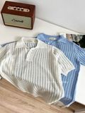 NOOBITA - Áo polo lưới tay ngắn 8209