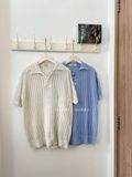 NOOBITA - Áo polo lưới tay ngắn 8209
