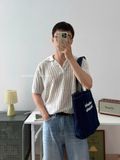 NOOBITA - Áo polo lưới tay ngắn 8209
