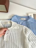 NOOBITA - Áo polo lưới tay ngắn 8209