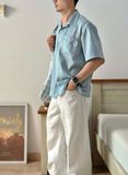 NOOBITA - Sơ mi tay ngắn cổ vest 8207