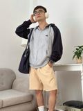 NOOBITA - Áo khoác nỉ bông thêu Hey Henry House 8214