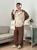 NOOBITA - Áo khoác nỉ bông thêu Hey Henry House 8214