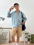 NOOBITA - Sơ mi tay dài vải mềm rủ 8217
