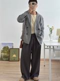 NOOBITA - Áo khoác blazer kẻ caro 8226