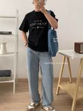 NOOBITA - Áo thun tay ngắn cotton 230gsm mềm mịn, không xù lông Honeymoon 8030