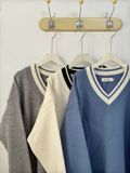 NOOBITA - Sweater len mềm mịn viền cổ 8229