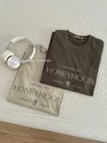 NOOBITA - Áo thun tay ngắn cotton 230gsm mềm mịn, không xù lông Honeymoon 8030