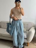 NOOBITA - Áo thun tanktop vải thun gân 7960
