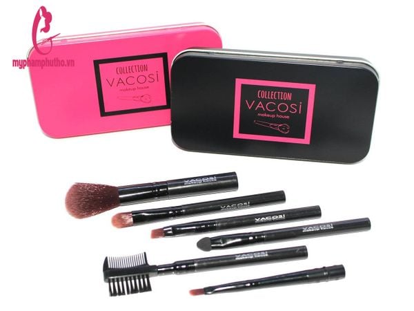 Bộ Cọ Trang Điểm Vacosi Collection Make Up House 8 Món