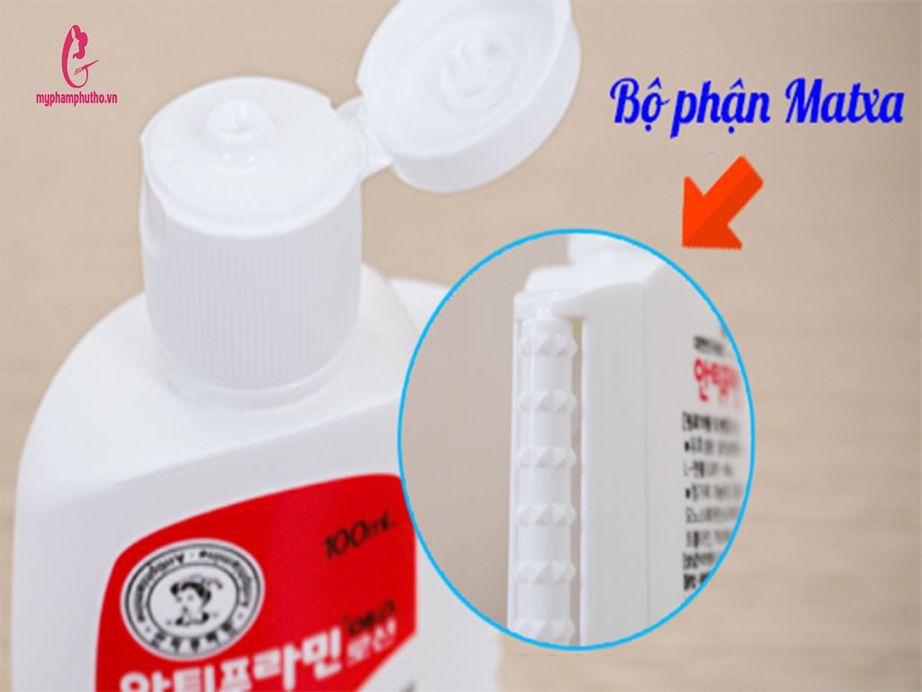 cách dùng Dầu nóng xoa bóp Antiphalamine Hàn Quốc