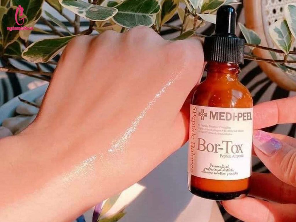 Cách dùng Tinh chất Medi Peel Bor Tox Peptide Ampoule Serum