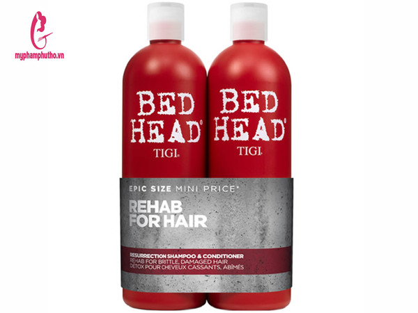 Cặp Dầu Gội và Dầu Xả Phục Hồi Tóc Bed Head TIGI 2x750ml chính hãng US