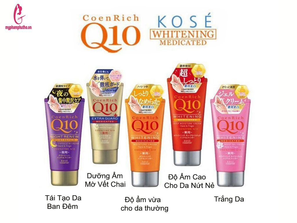 Công dụng Kem dưỡng tay Q10 Nhật Bản