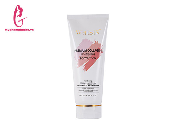 Dưỡng Thể WHISIS Premium Collagen Whitening Body Lotion