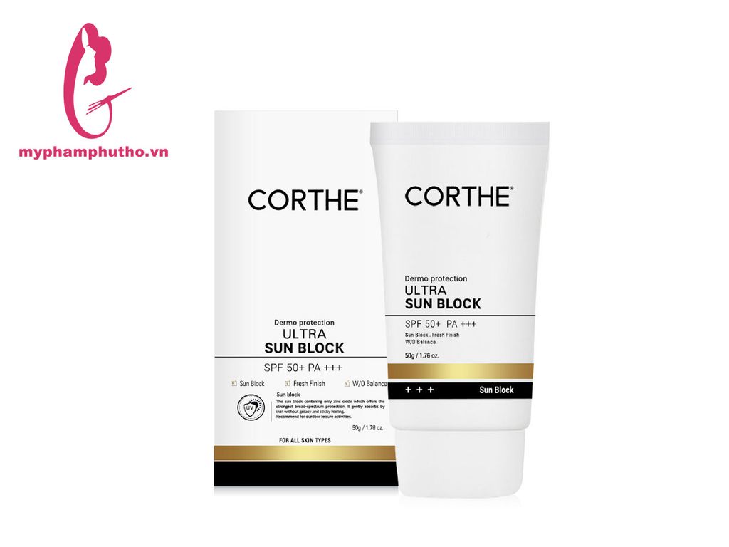 Kem Ch Ng N Ng Corthe Ultra Sun Block Spf Pa Myphamphutho Vn