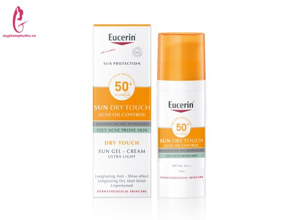 Kem chống nắng  Eucerin Sun Oil Control Dry Touch Spf 50+ ( cho da dầu mụn)