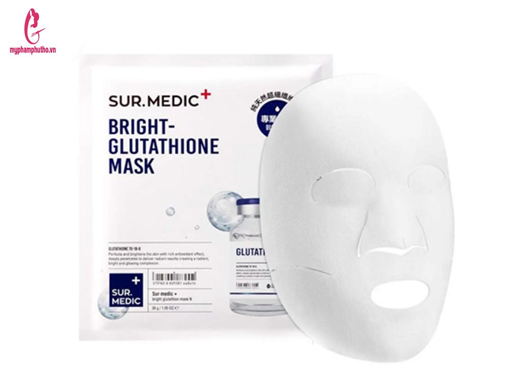 Mặt nạ dưỡng trắng Sur. Medic Bright Glutathione Mask