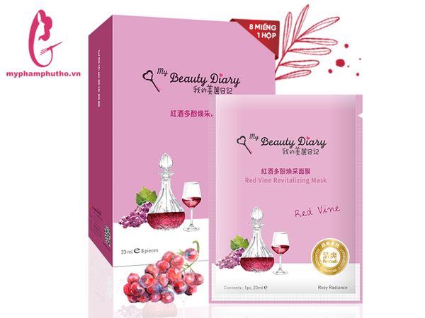 Mặt nạ giấy my Beauty Diary Red Vine