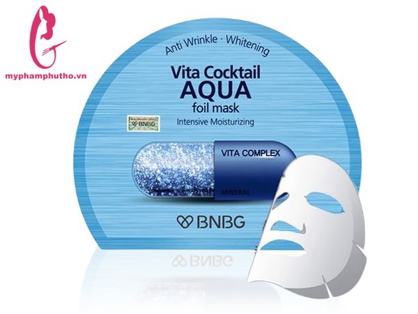 Mặt Nạ Giấy Vita Cocktail Aqua Foil Mask Banobagi