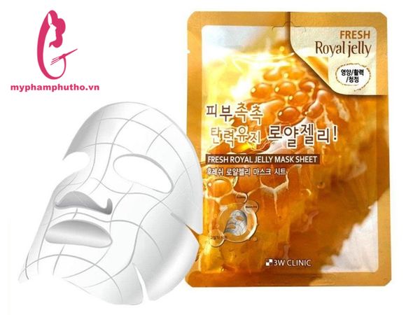 Mặt nạ Sữa Ong Chúa MASK 3W CLINIC ROYAL JELLY