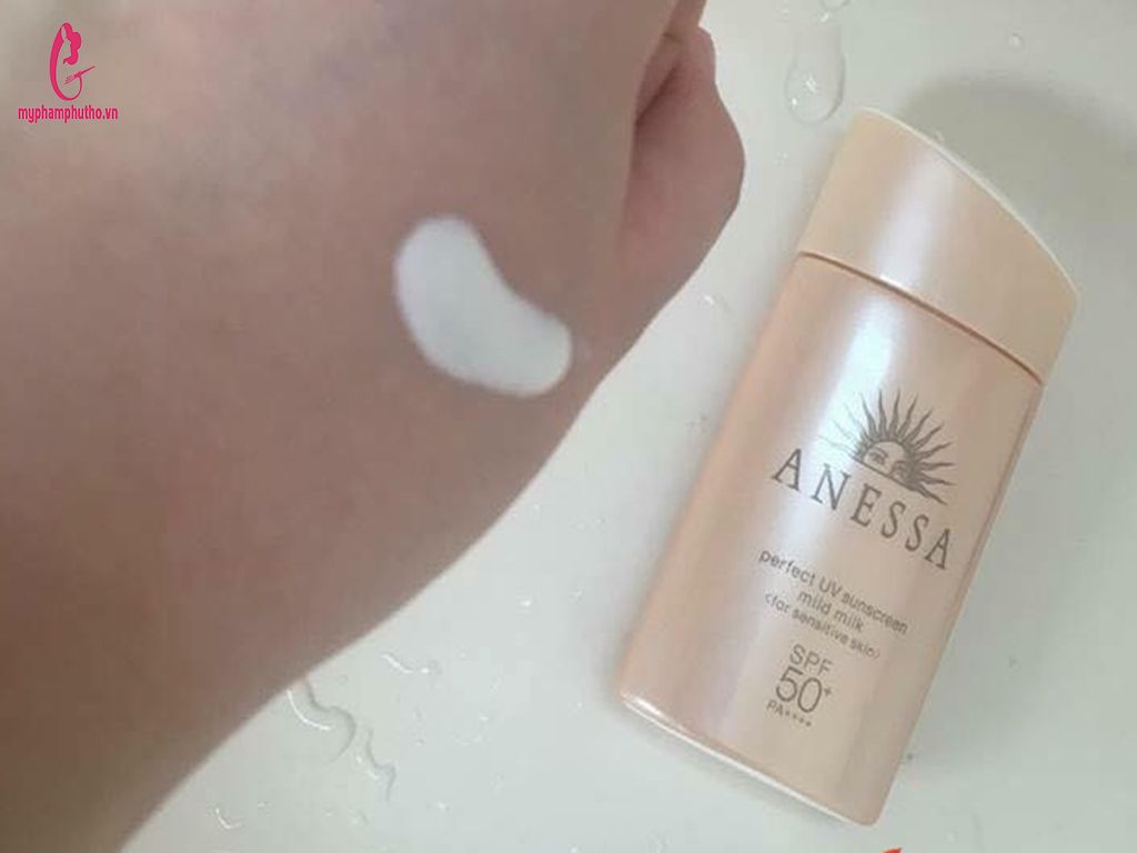 thành phần Kem Chống Nắng Anessa Perfect UV Sunscreen Mild Milk ( Vàng Nhạt)