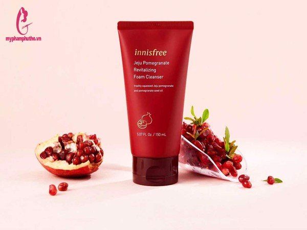 Sữa rửa mặt Innisfree Lựu đỏ Jeju Hàn Quốc