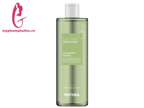 Nước Tẩy Trang PrettySkin  Rau Má The Pure Jeju Cica Cleansing