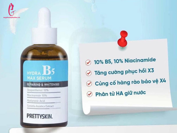 Serum Hydra B5 max PrettySkin dưỡng ẩm phục hồi da